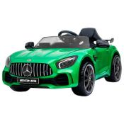 Voiture Electrique pour enfant - Mercedes GTR Verte 12V avec télécommande 
