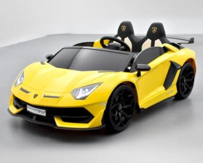 Voiture Electrique - Lamborghini SVJ Jaune 12V 