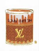 Cadre 60x80cm  Baril Louis Vuitton Orange/Marron