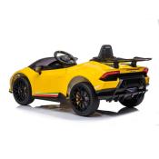 Voiture électrique pour enfant - Lamborghini Huracan Jaune - 12V
