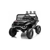 Voiture électrique pour enfants - Mercedes Unimog - Noir - 12V