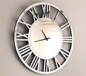 Horloge Miroir Chiffres Romains 70cm