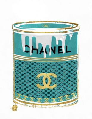Cadre 60x80cm Baril Bleu Chanel 