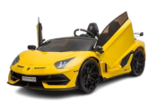 Voiture Electrique pour enfant 2 Places - Lamborghini SVJ Jaune 12V avec tlcommande